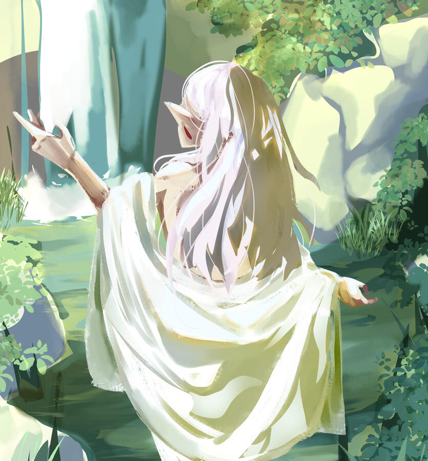 Colored Sketch + Background