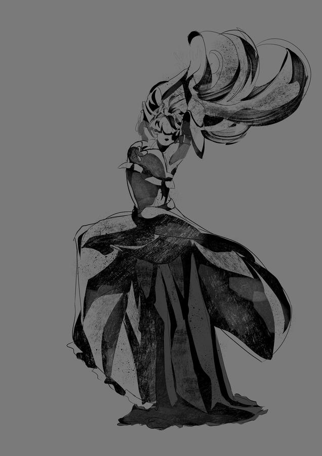 FullBody - Sketch - Phylia