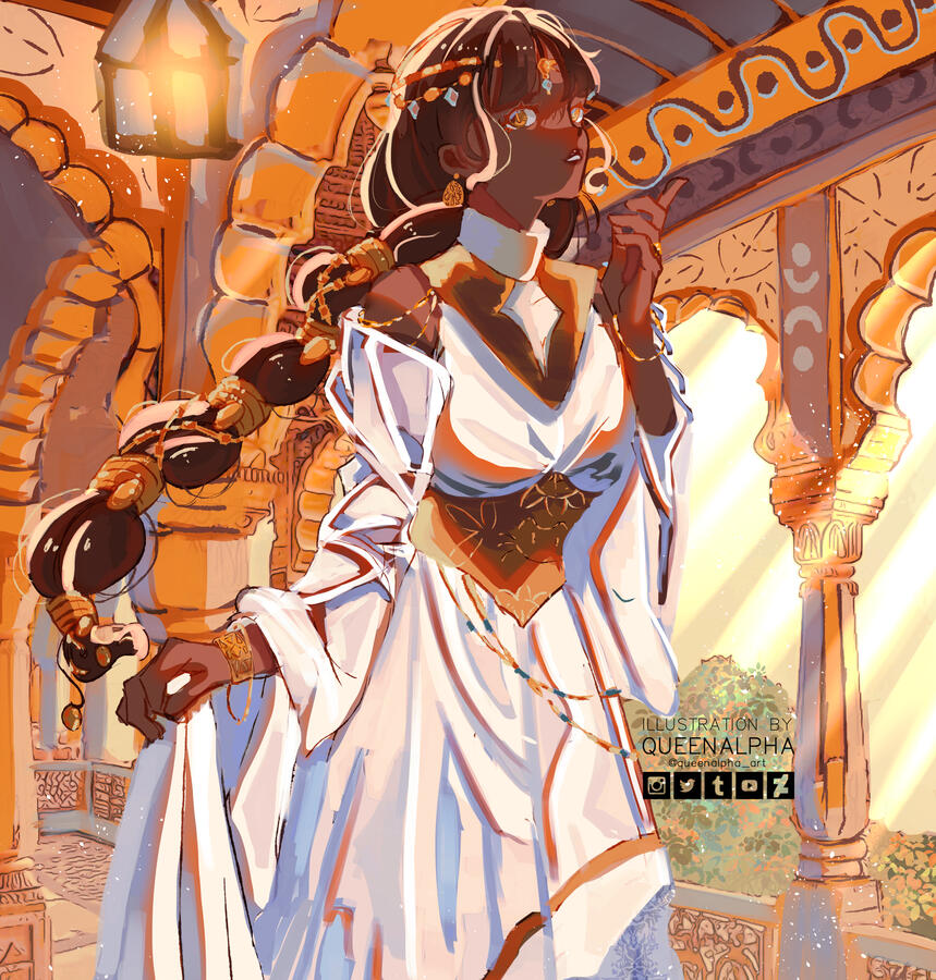 HalfBody - FullRender - Background - Olivia