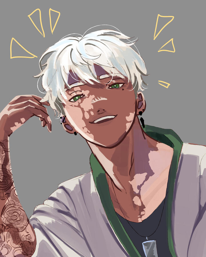 Bust - Colored Sketch - Dimitri